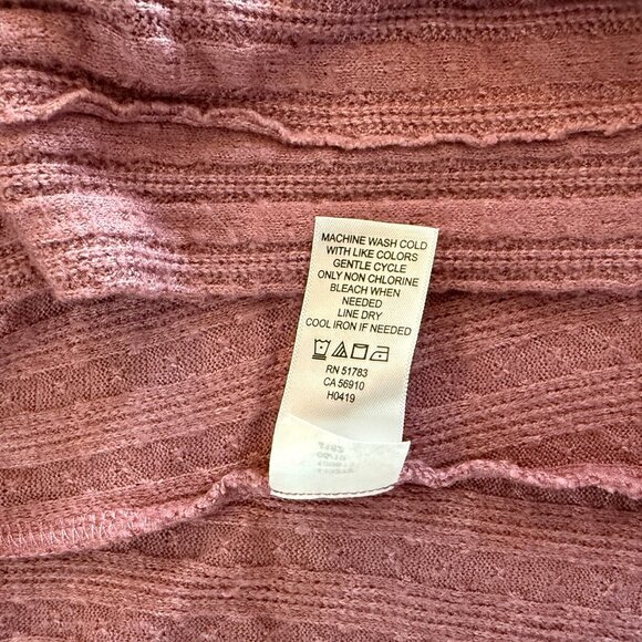 Maurices Ribbed Knit Open Front Cardigan With Pockets & Button-Back Detail - Mau - Picture 10 of 11